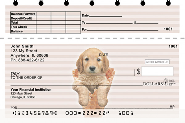 Gelato Pups Top Stub Checks by Keith Kimberlin