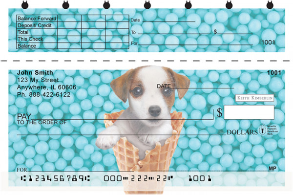 More Gelato Pups Top Stub Checks by Keith Kimberlin