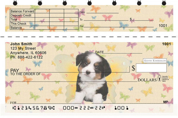 More Dogs Wings Top Stub Checks by Keith Kimberlin