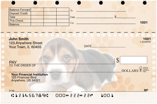 Beagle Pups Keith Kimberlin Top Stub Checks