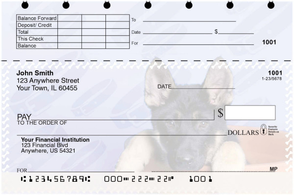 German Shepherd Pups Keith Kimberlin Top Stub Checks