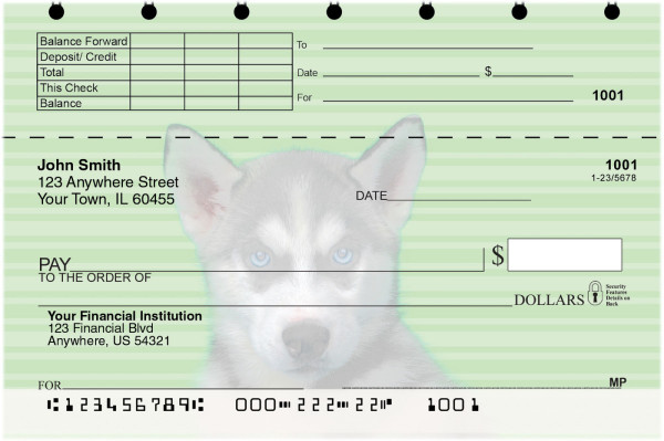 Husky Pups Keith Kimberlin Top Stub Checks