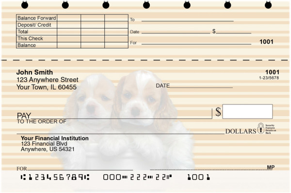 Cocker Spaniel Pups Keith Kimberlin Top Stub Checks