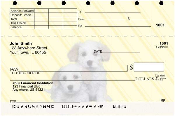 Havanese Pups Keith Kimberlin Top Stub Checks
