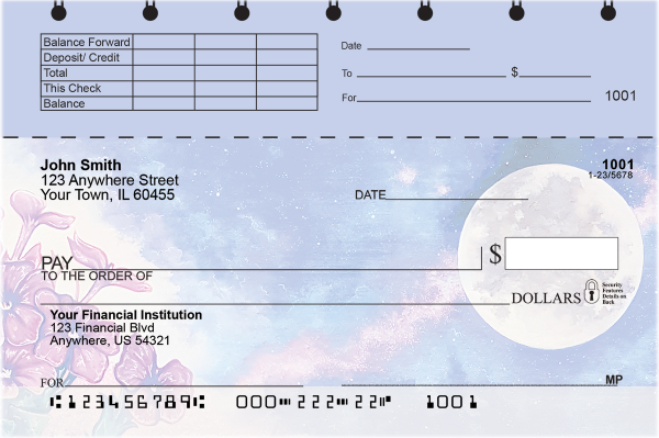 Celestial Moons Top Stub Checks