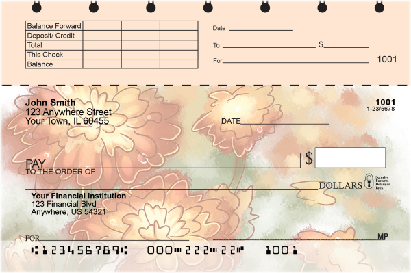 Fall Festivities Top Stub Checks
