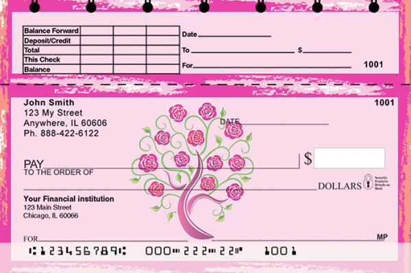 Four Season Trees Top Stub Personal Checks