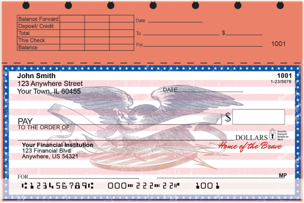 Home of the Brave Top Stub Checks