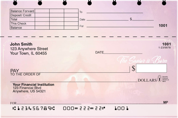 Miracle in the Manger Top Stub Checks