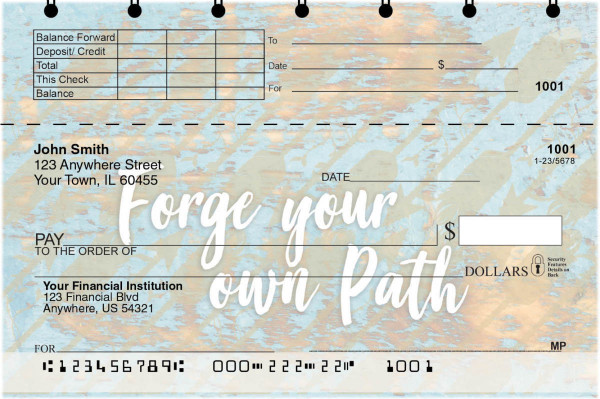 Arrow Affirmations Top Stub Checks