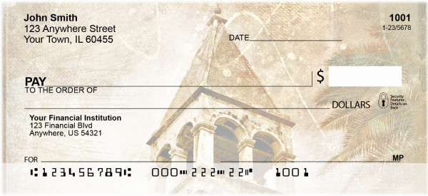 Old World Architecture Personal Checks