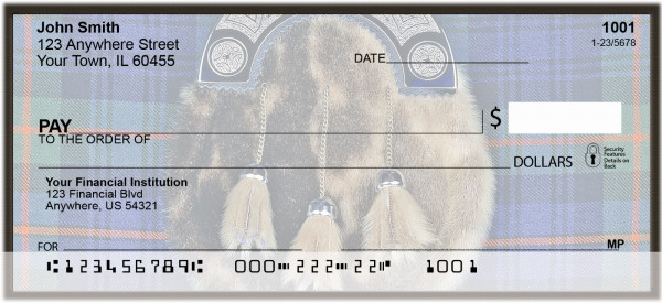 Plaids And Medallion Personal Checks