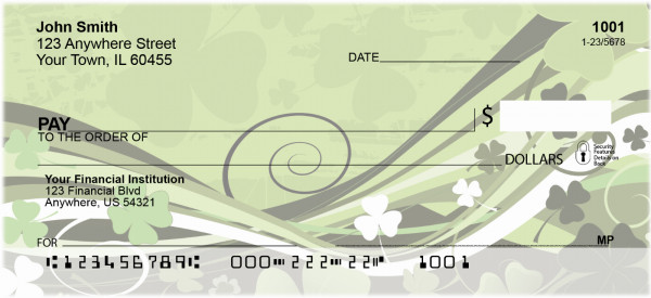 Stylistic Clovers Personal Checks