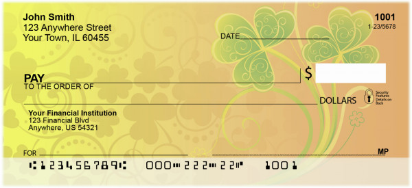 Shamrock Shuffle Personal Checks