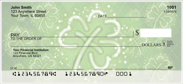 St. Patrick's Day Personal Checks