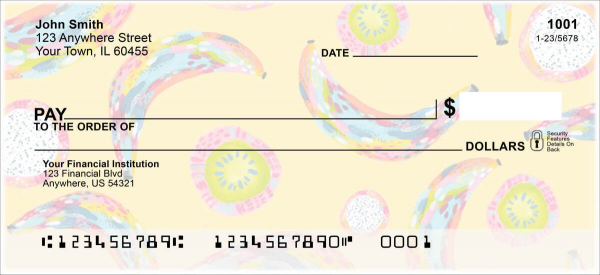 Fiesta Fruit Personal Checks by EttaVee