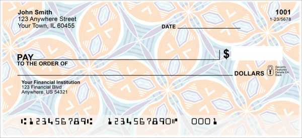 African Abstract Personal Checks by EttaVee