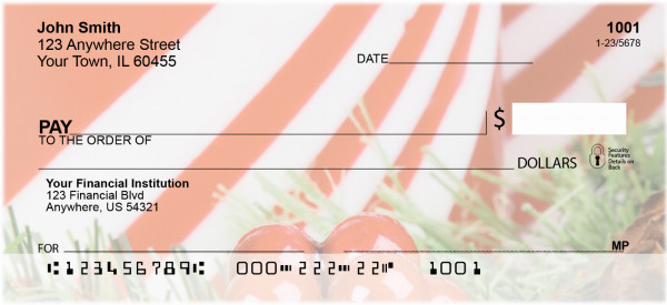 Christmas - Candy Cane Christmas Personal Checks