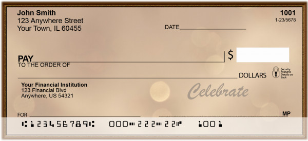 Celebrate Personal Checks