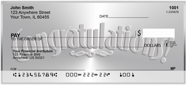 Congratulations Personal Checks