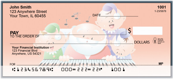 Musical Holiday Cheer Personal Checks