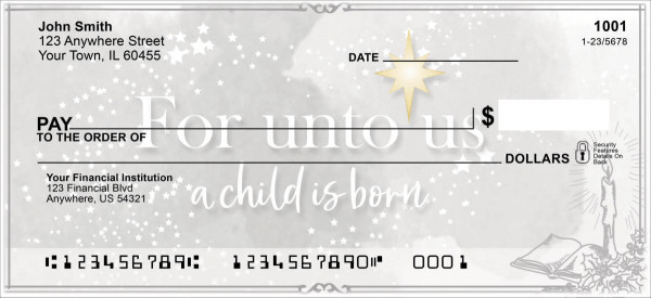 Christ-mas Personal Checks