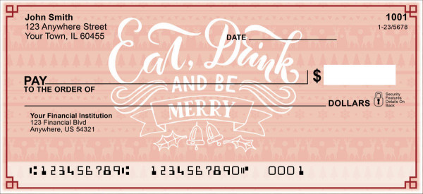 Be Merry Personal Checks