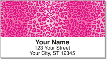 Leopard Address Labels