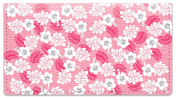 Hawaiian Print Checkbook Cover