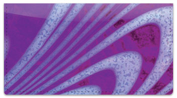 Hand Blown Glass Checkbook Cover