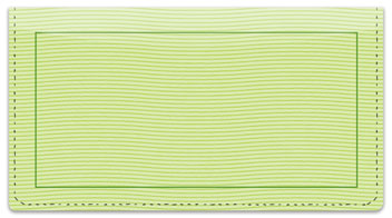 Green Safety Checkbook Cover