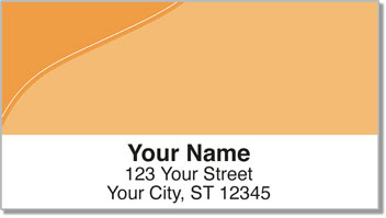 Orange Curve Address Labels
