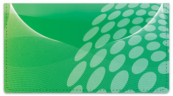 Green Contempo Checkbook Cover