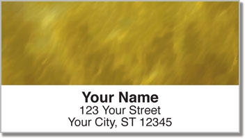 Golden Light Wave Address Labels