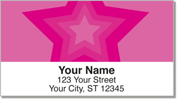 Centered Star Address Labels