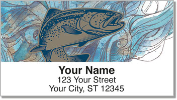 Trout & Salmon Address Labels