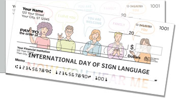 Sign Language Side Tear Checks