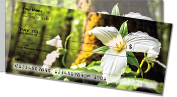 White Trillium Side Tear Checks