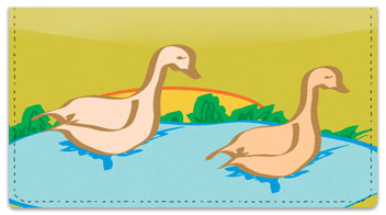 Geese Checkbook Cover