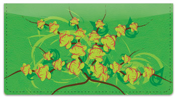 Gardenia Checkbook Cover