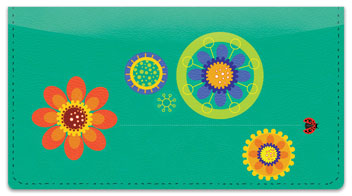 Modern Garden Checkbook Cover