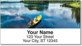 Gone Fishing Address Labels