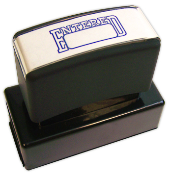 Entered Stamp