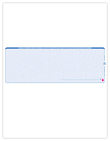 Center Blank Check Stock