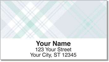 Pretty in Plaid Address Labels
