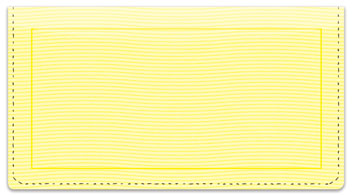Yellow Safety Checkbook Cover
