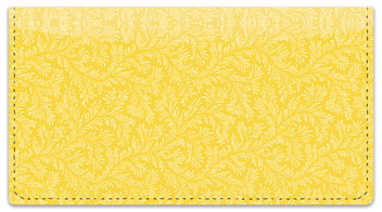 Yellow Leaves Checkbook Cover