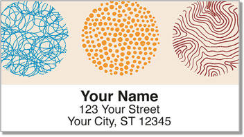 Modern Art Address Labels