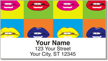 Pop Art Address Labels
