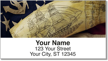 Scrimshaw Ships Address Labels